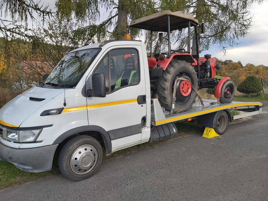 Pomoc drogowa transport pojazdów i maszyn do 1.6t 24/h 7dni