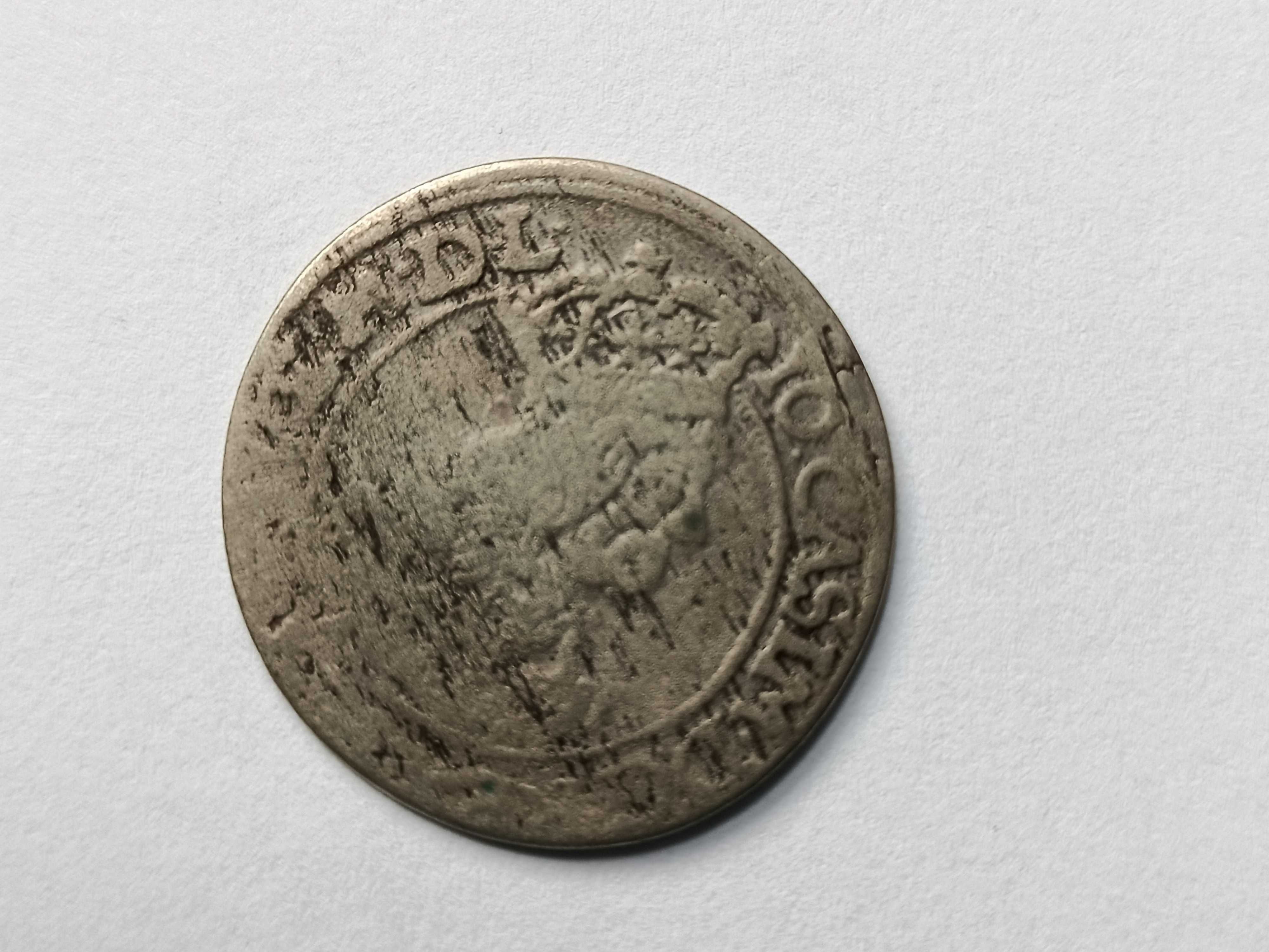 Szustak 1663 AT Jan ll Kazimierz oryginał Srebro