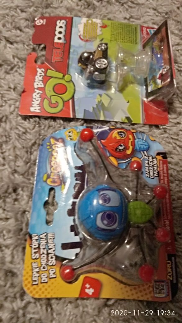 Angry Birds GO Telepods od Hasbro gratis Creepeez od Zuru na prezent