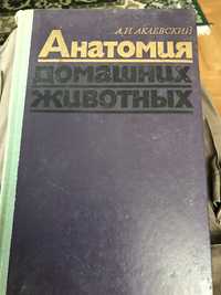 Анатомія домашніх тварин, Акаєвський. Ветеринарна медицина