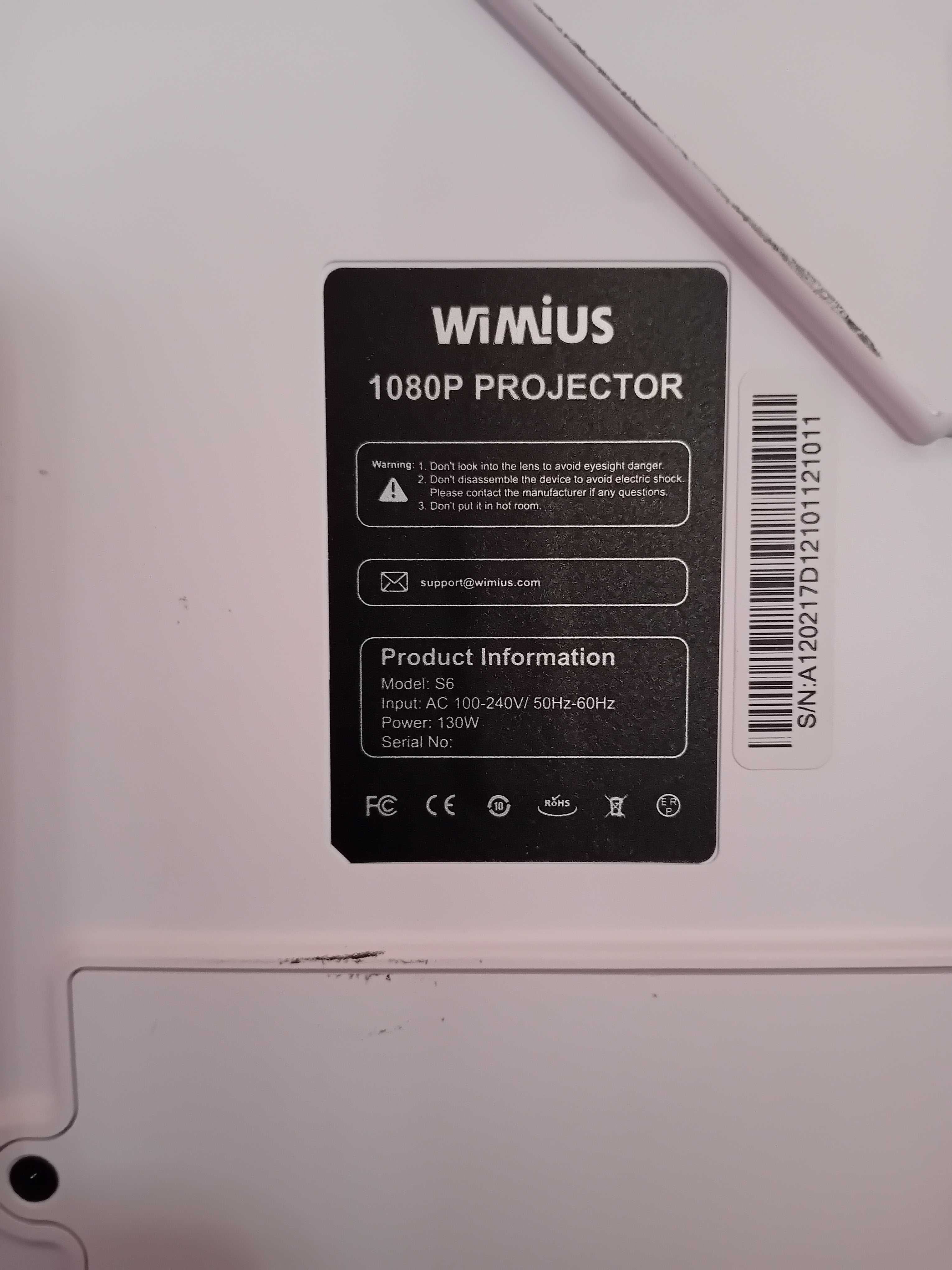 Video projector led