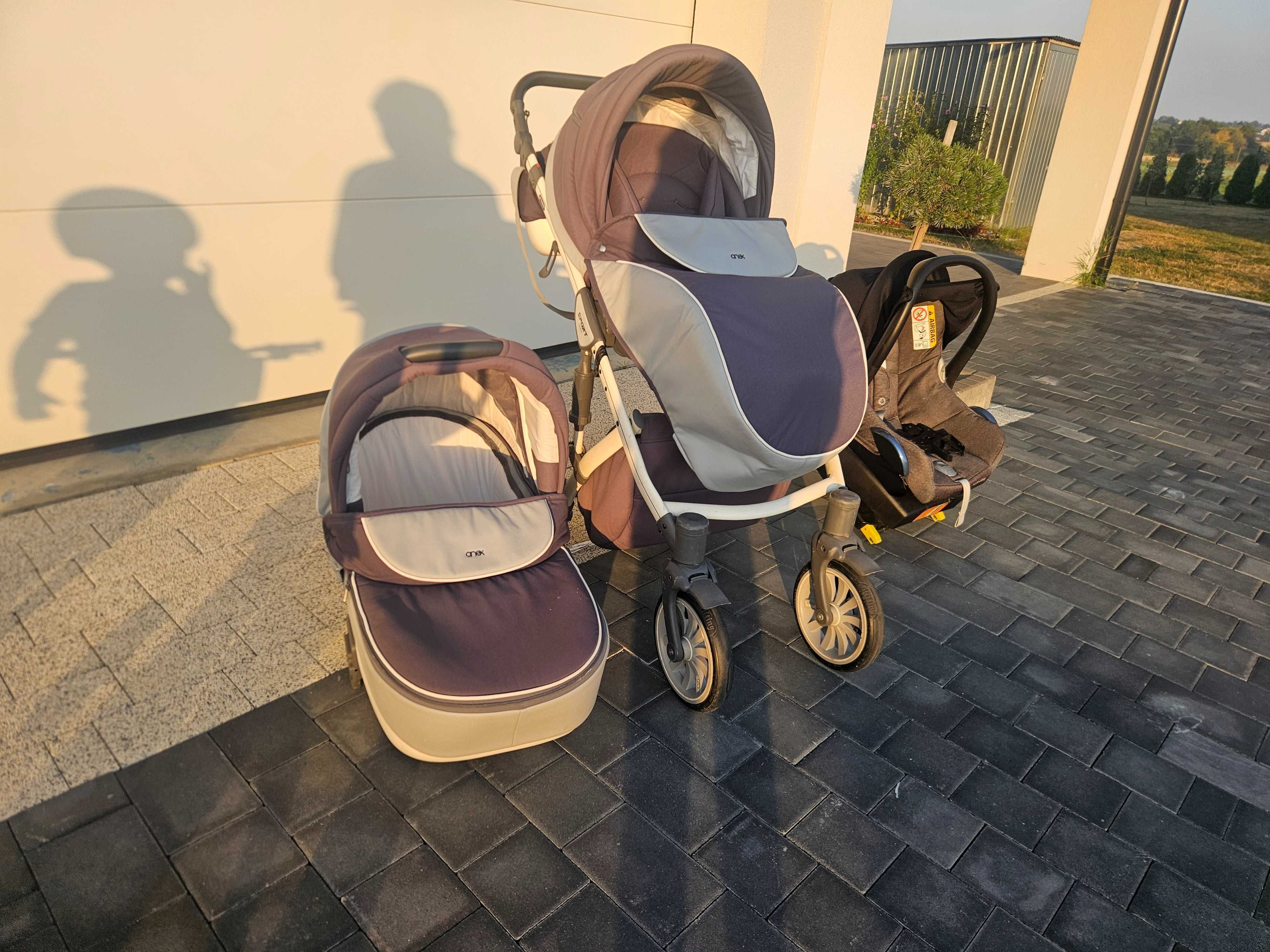Wózek anex sport, fotelik baza maxi-cosi