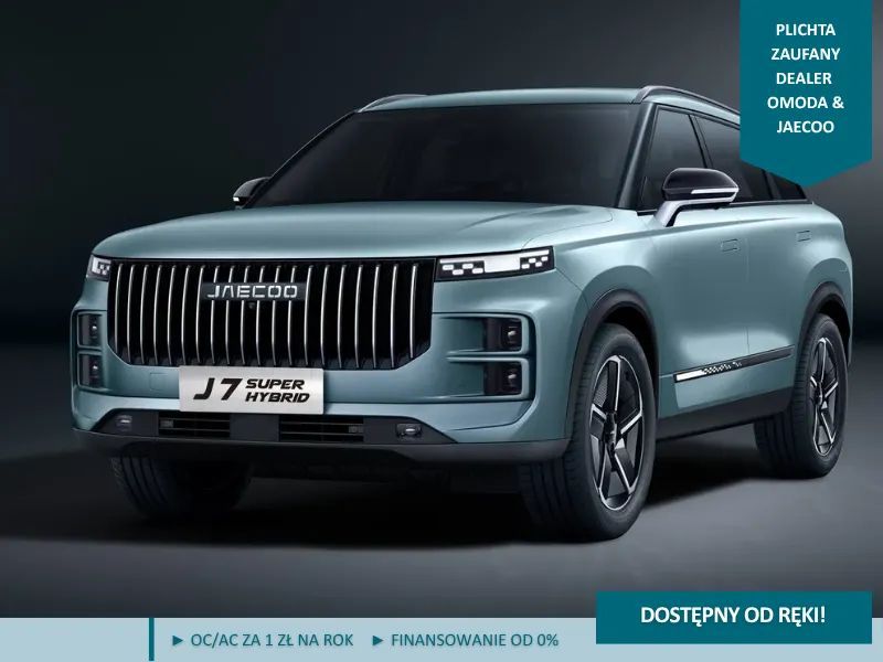 Jaecoo 7 PHEV Super Hybrid Exclusive Teraz taniej o 6000 | Ubezpieczenie za 1zł
