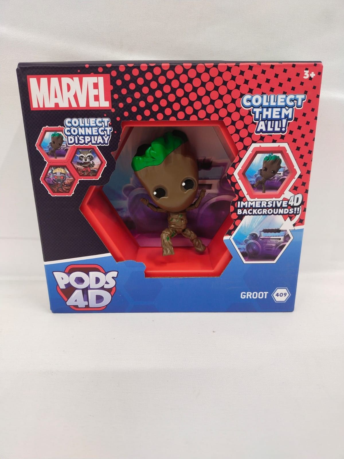 Figurka Groot Marvel ok 11 cm Pods 4 D