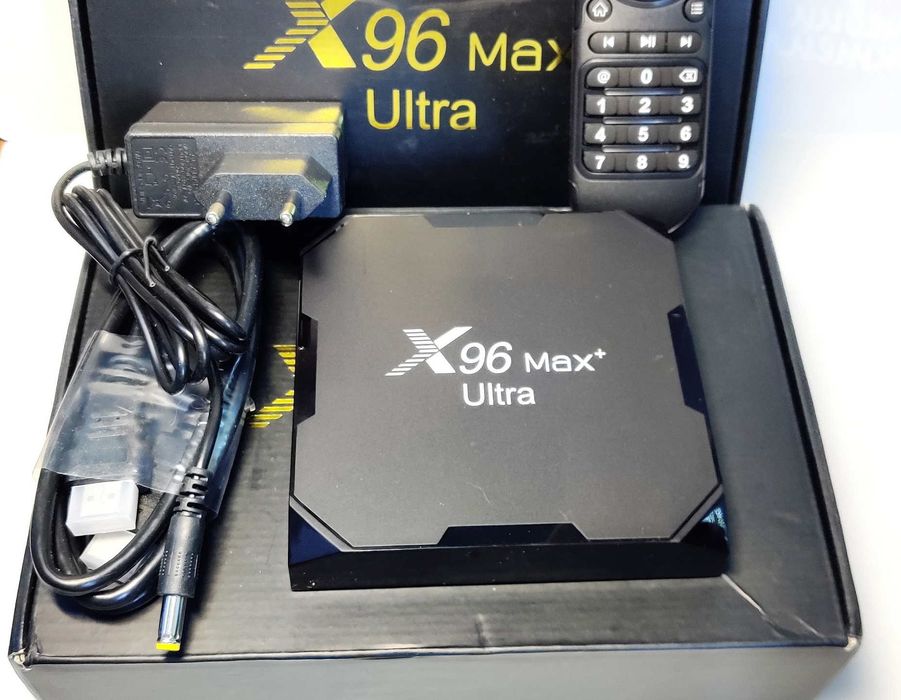 TV BOX X96Max Ultra 4/32Гб S905X4 Android 11 настроена*