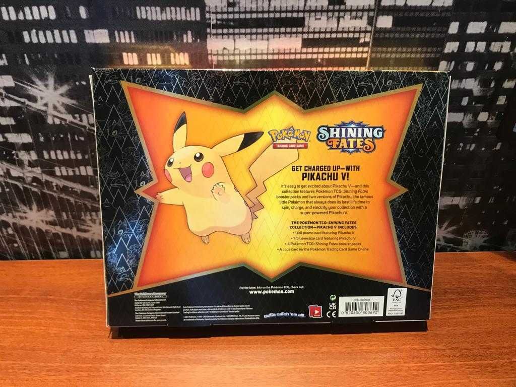 Shining Fates - Pokemon Box Pikachu V