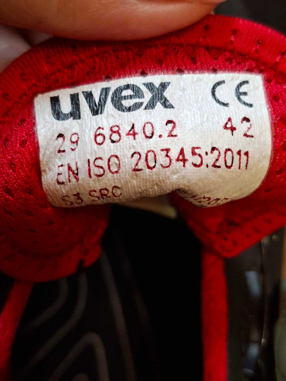 Захисні черевики Uvex ESD НОВІ  42 р.  довжина устілки 27 см