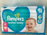 Подгузники Pampers active baby, размер 4.