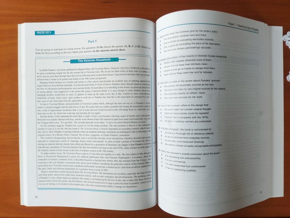 Livro CPE practice test inglês