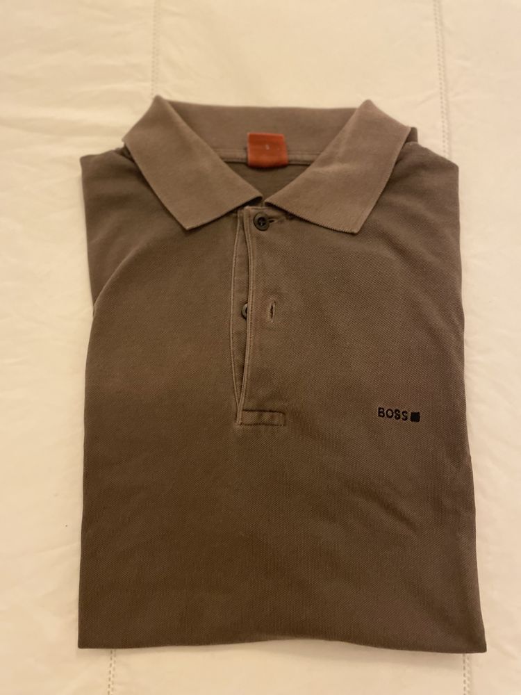 Polo Hugo Boss Castanho