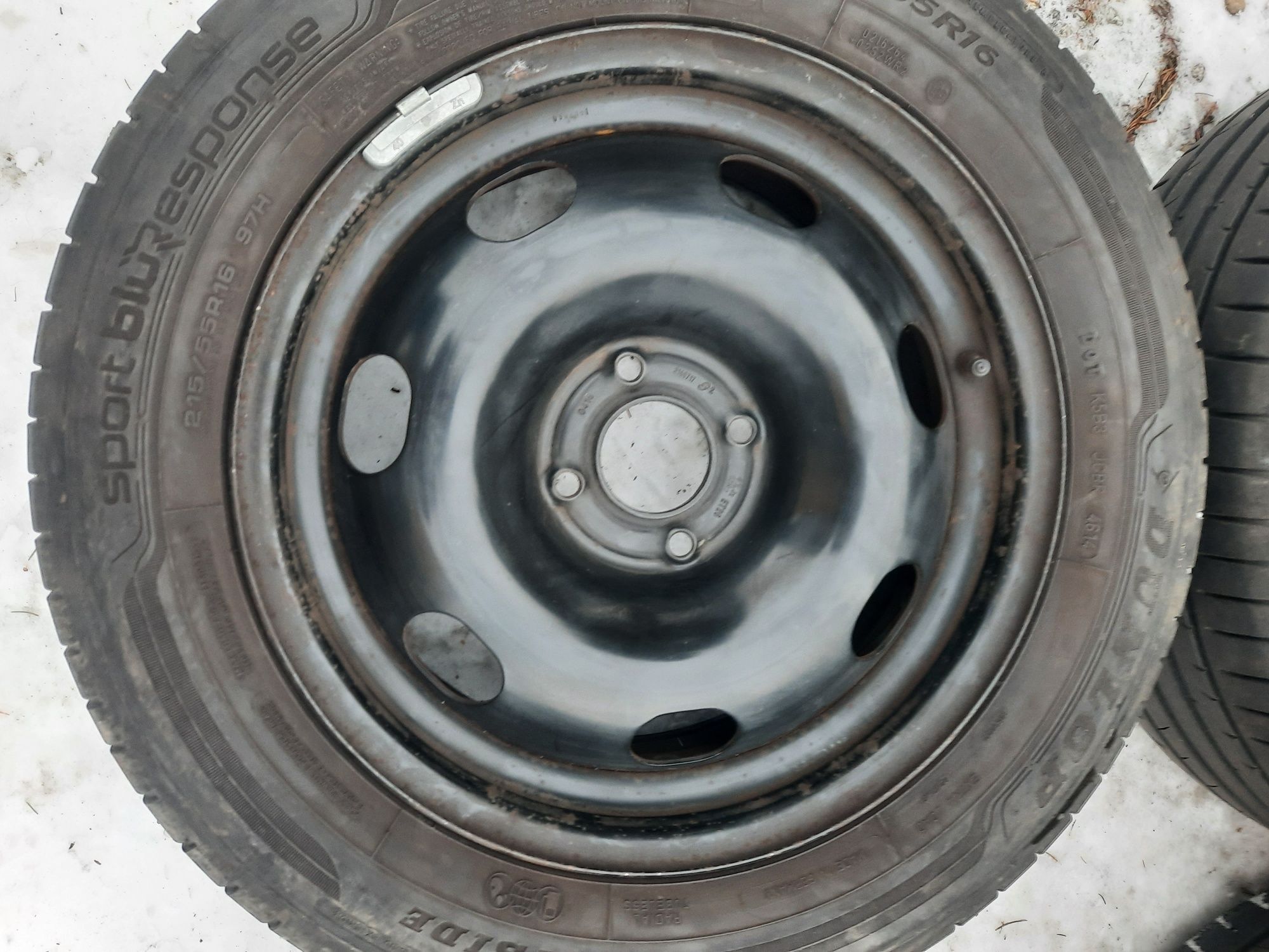 Felgi stalowe stalówki 16" et28 6,5j Citroen Berlingo