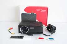 Projektor rzutnik AUN C80 720P pilot okulary 3d