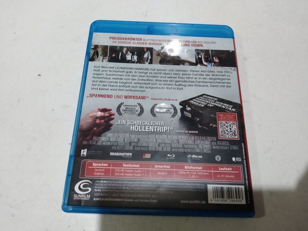 Filmy CD blu-ray paket 3 szt Horror jak nowe