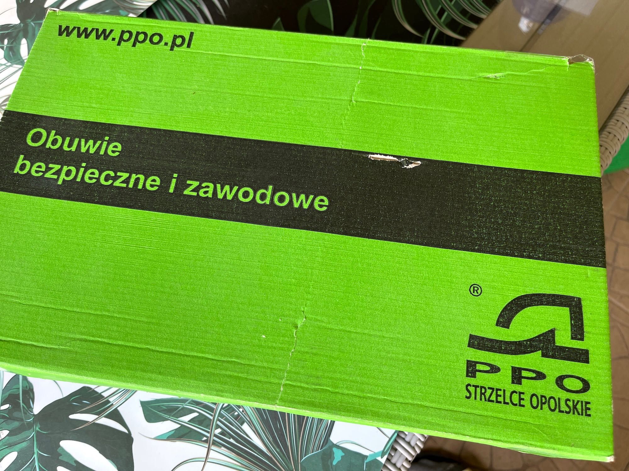 Obuwie Trzewiki robocze z blachą PPO buty bezpieczne roz. 47
