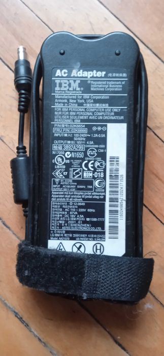 Блок питания ноутбука IBM 21a (не рабочий) на адаптер IDE 2,5->3,5 HDD