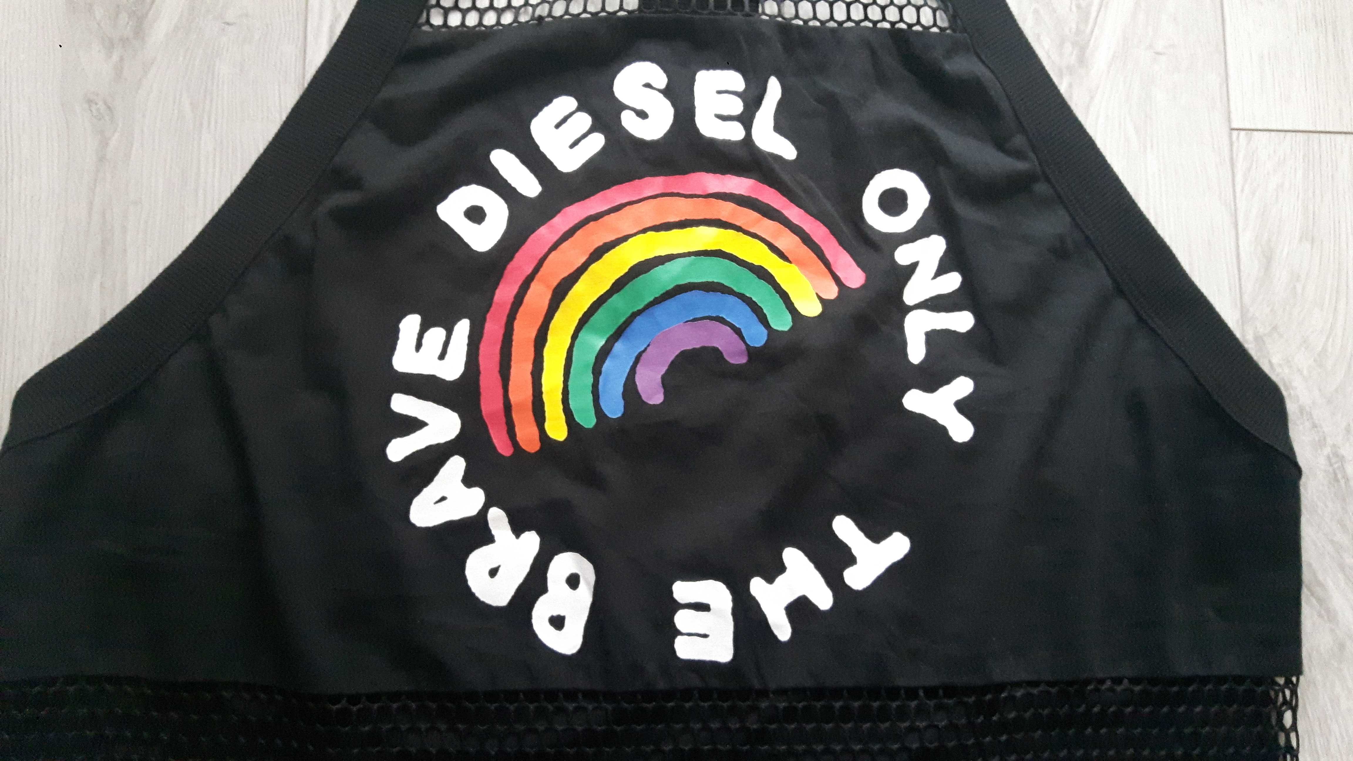 Koszulka bokserka nowa Diesel czarna, r. 40 (L)
