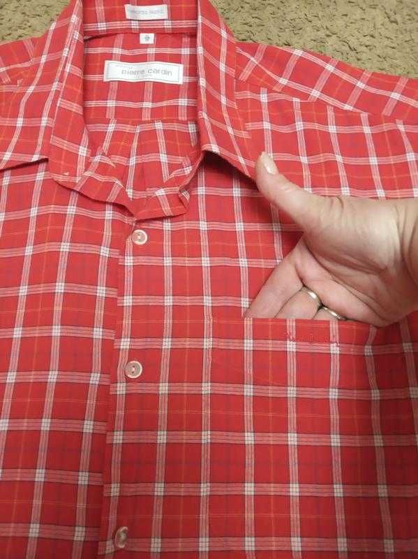 Pierre Cardin рубашка хлопок клетка