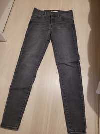 Jeansy Levi's high rise super skinny 28/30