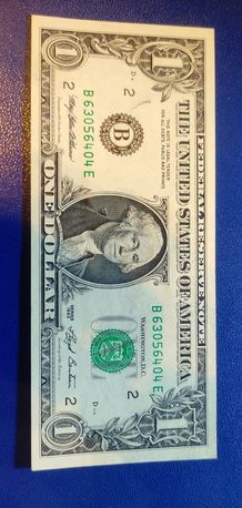 Коллекционная банкнота 1 доллар$ США Series 1993