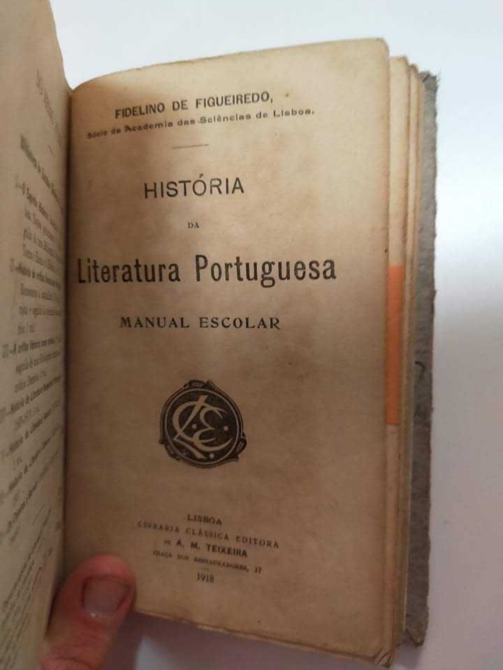 História da Literatura Portuguesa, de Fidelino de Figueiredo