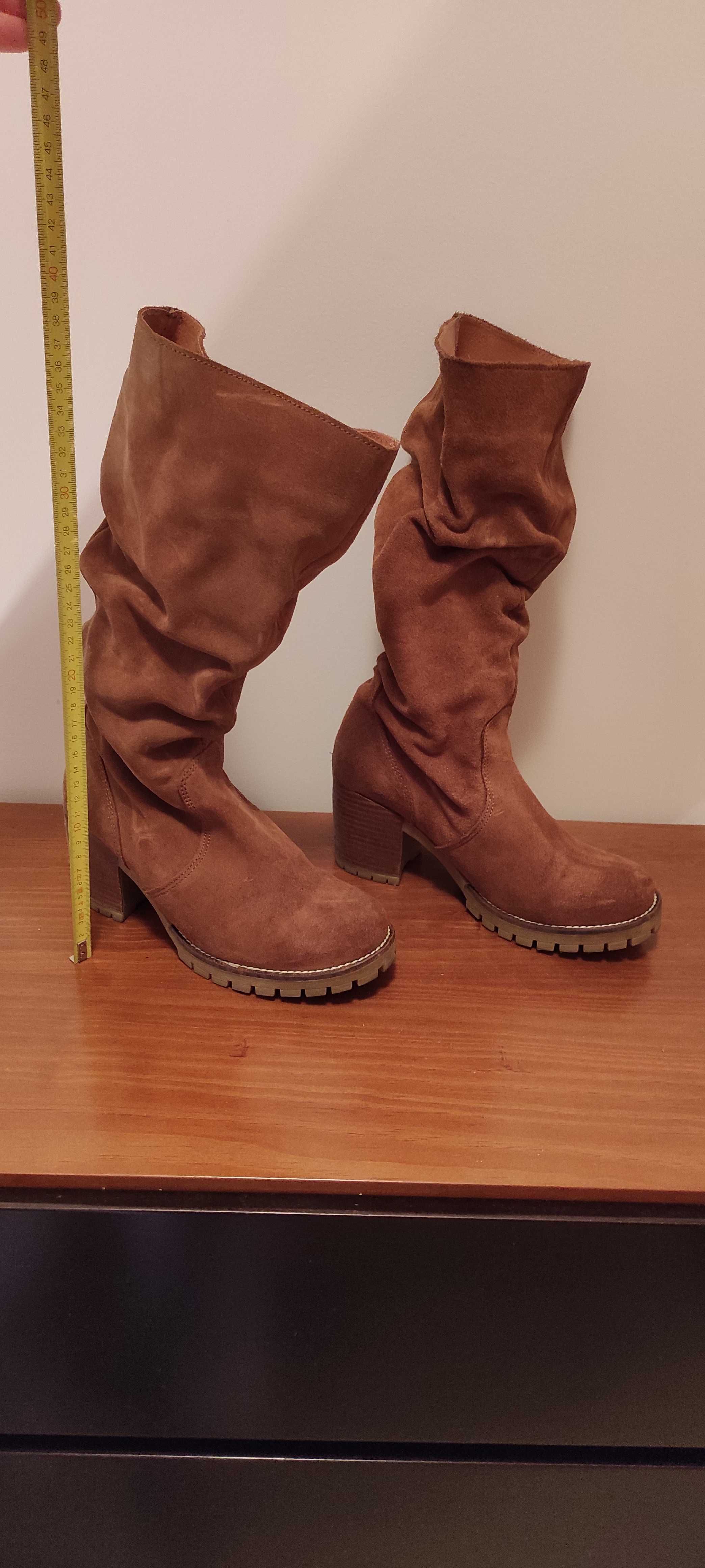 Botas camel TAM 37