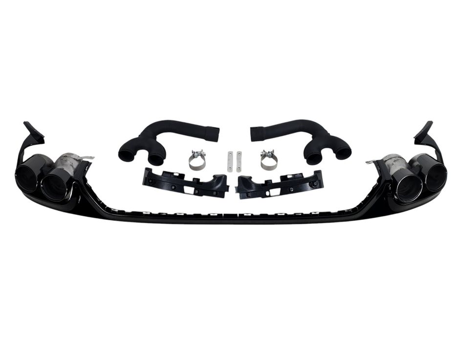 Дифузор заднього бампера стиль SQ8 для Audi Q8 4M 2018-2023