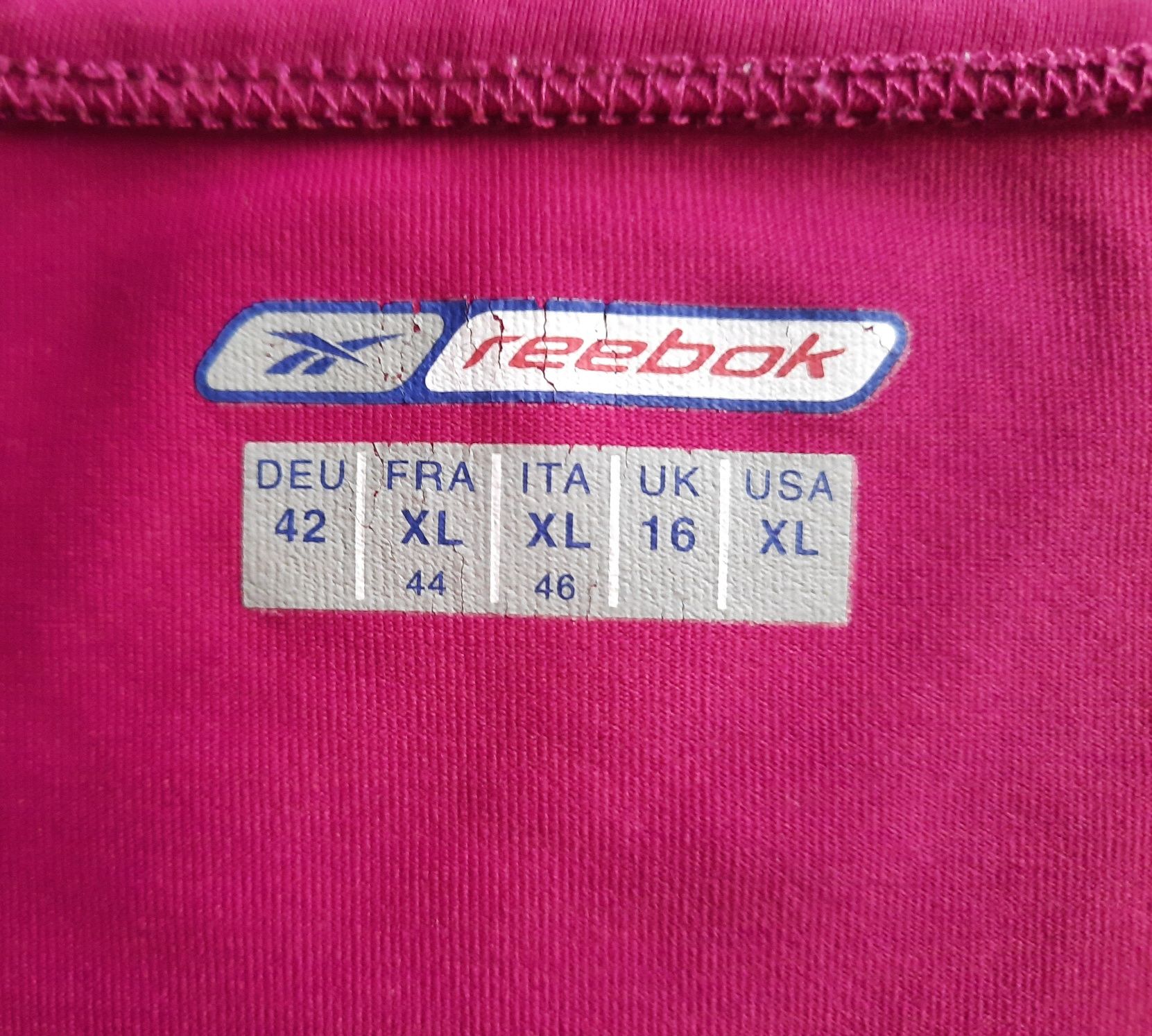 T-shirt Reebok fuksja, fiolet