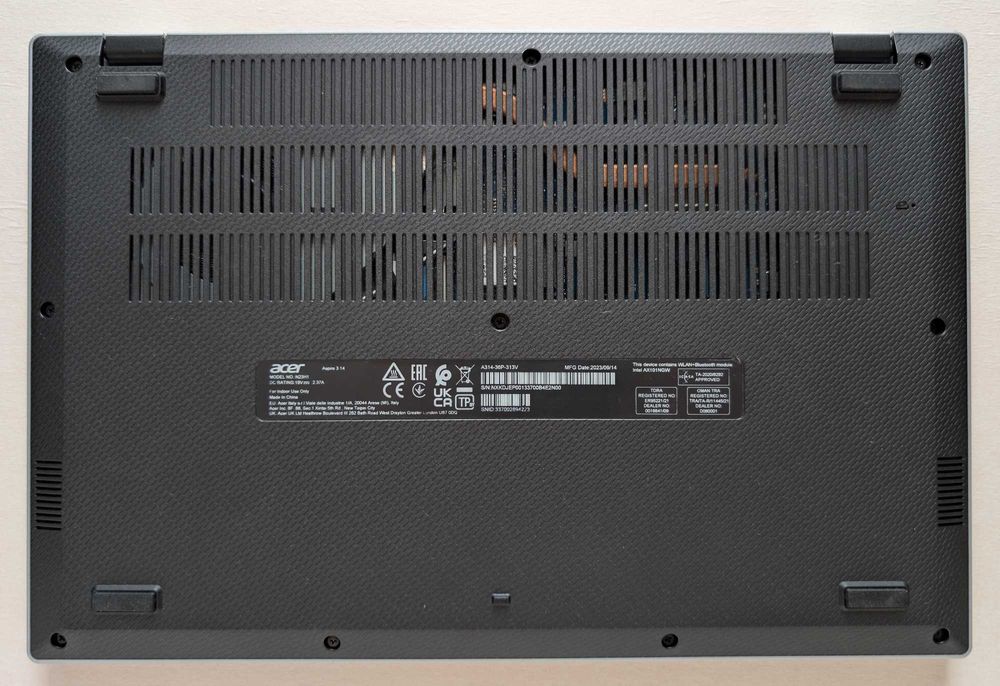 Laptop Acer Aspire A314-36P/14/i3-N305-3.8GHz/8GB/SSD512/Win11 z AI/Gw