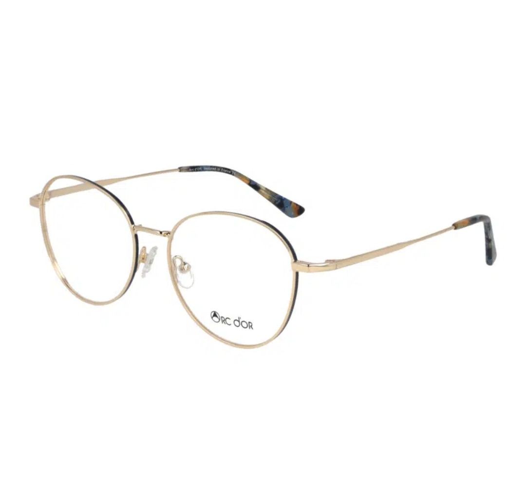 Nowe okulary korekcyjne Arc d'or zlote