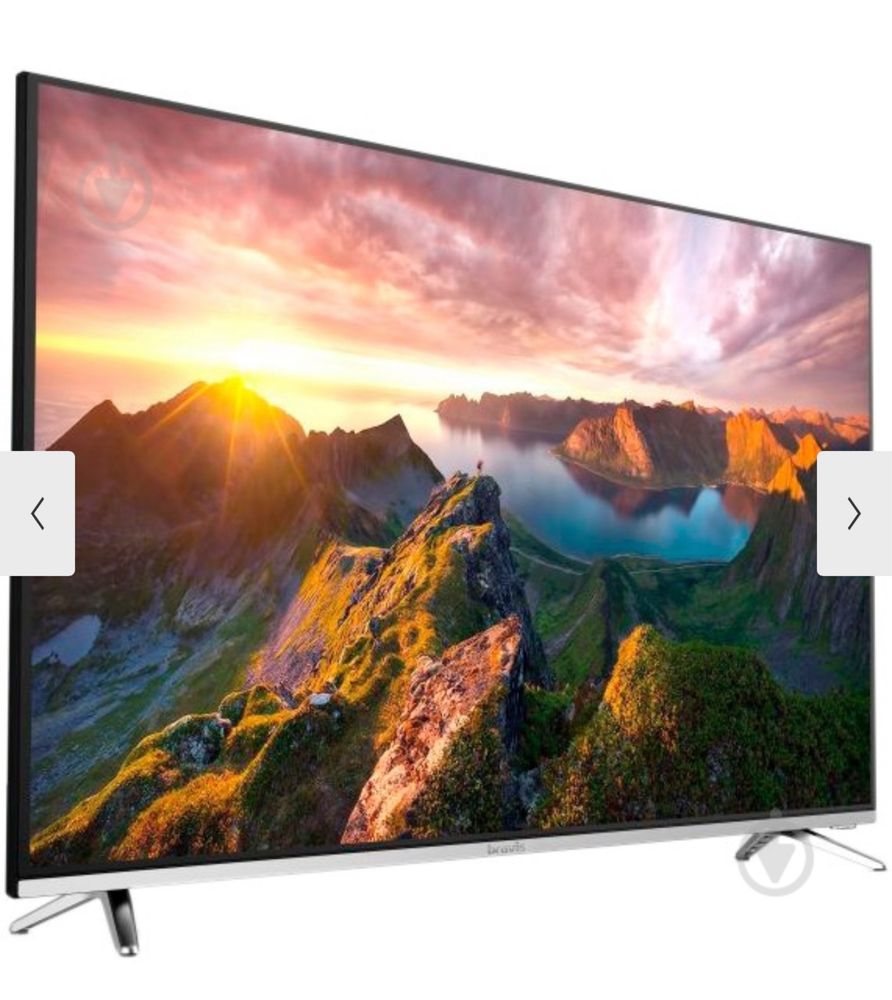 Телевізор  Bravis UHD-55F6000 Smart +T2 black