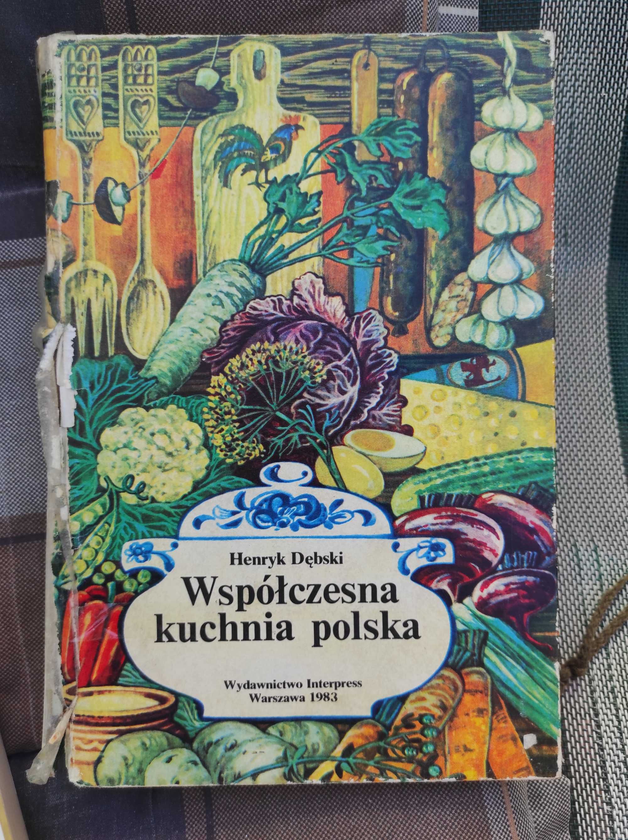 książka kucharska Henryk Dębski Współczesna kuchnia polska