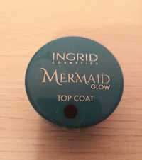 Ingrid Mermaid Glow Top Coat Cień w kremie In Love topper błyszczący