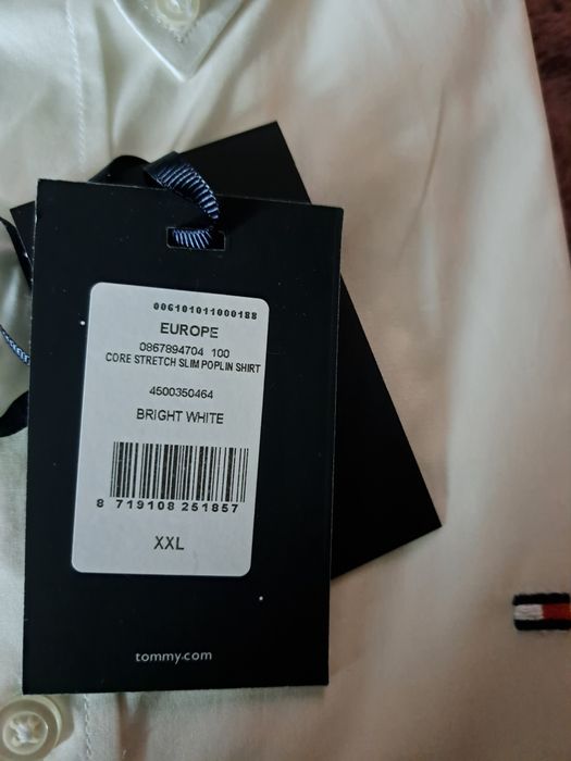 Koszula męska biała Tommy Hilfiger r XXL