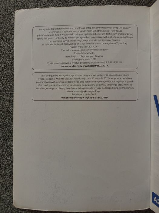 Vision Student's Book cz. 2 - A2/B1 - zakres podst. i rozsz. -(Oxford)