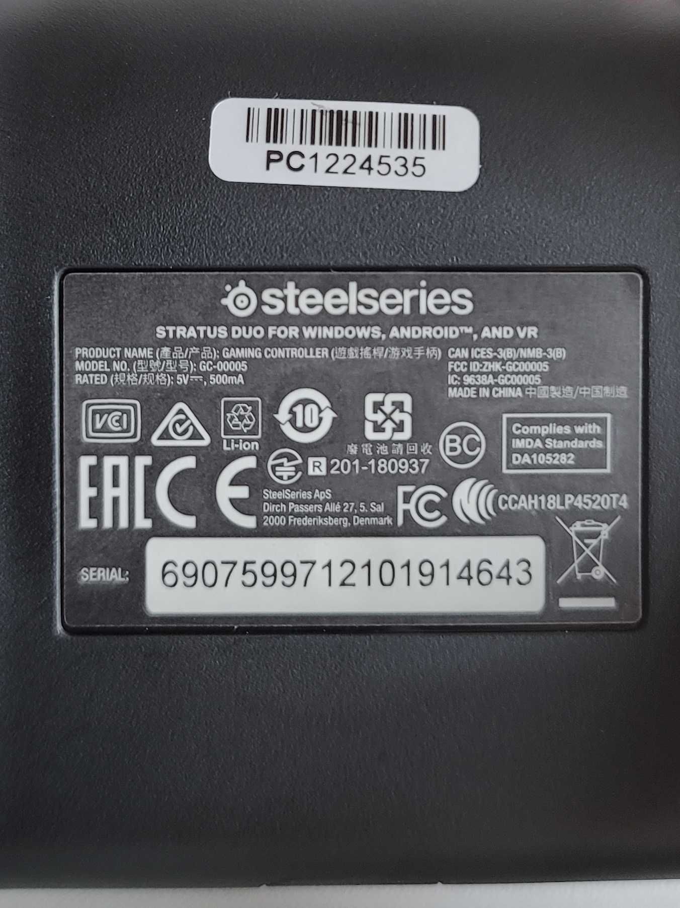 Бездротовий геймпад SteelSeries Stratus Duo Wireless / Bluetooth