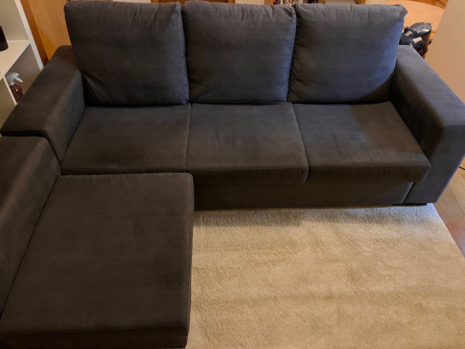 Sofá chaise longue em excelente estado