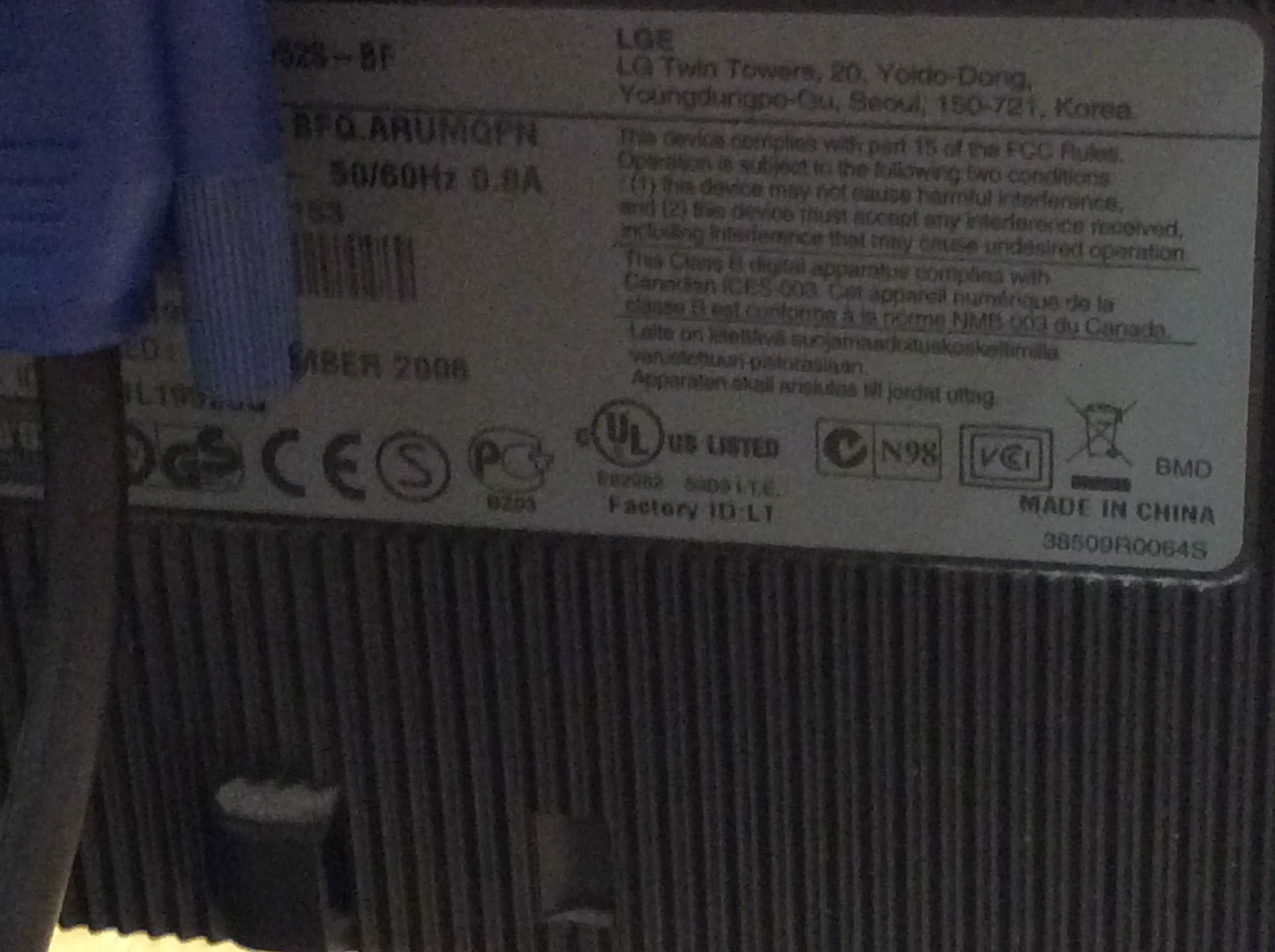 Монітор LG 2006р в дуже гарному стані