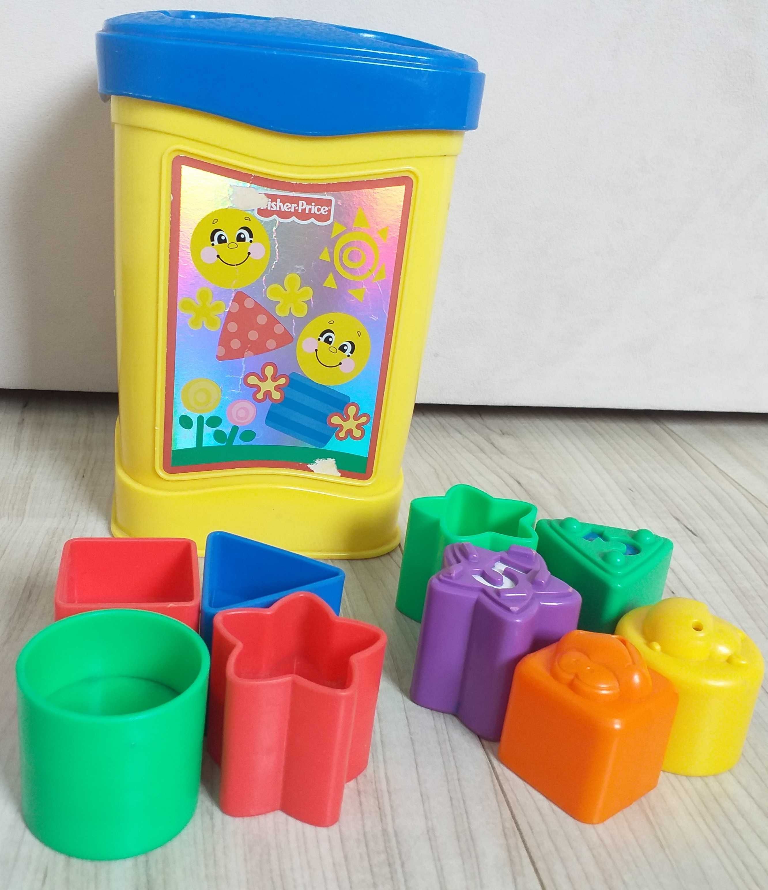 Sorter Fisher Price + klocki Combi Blocks
