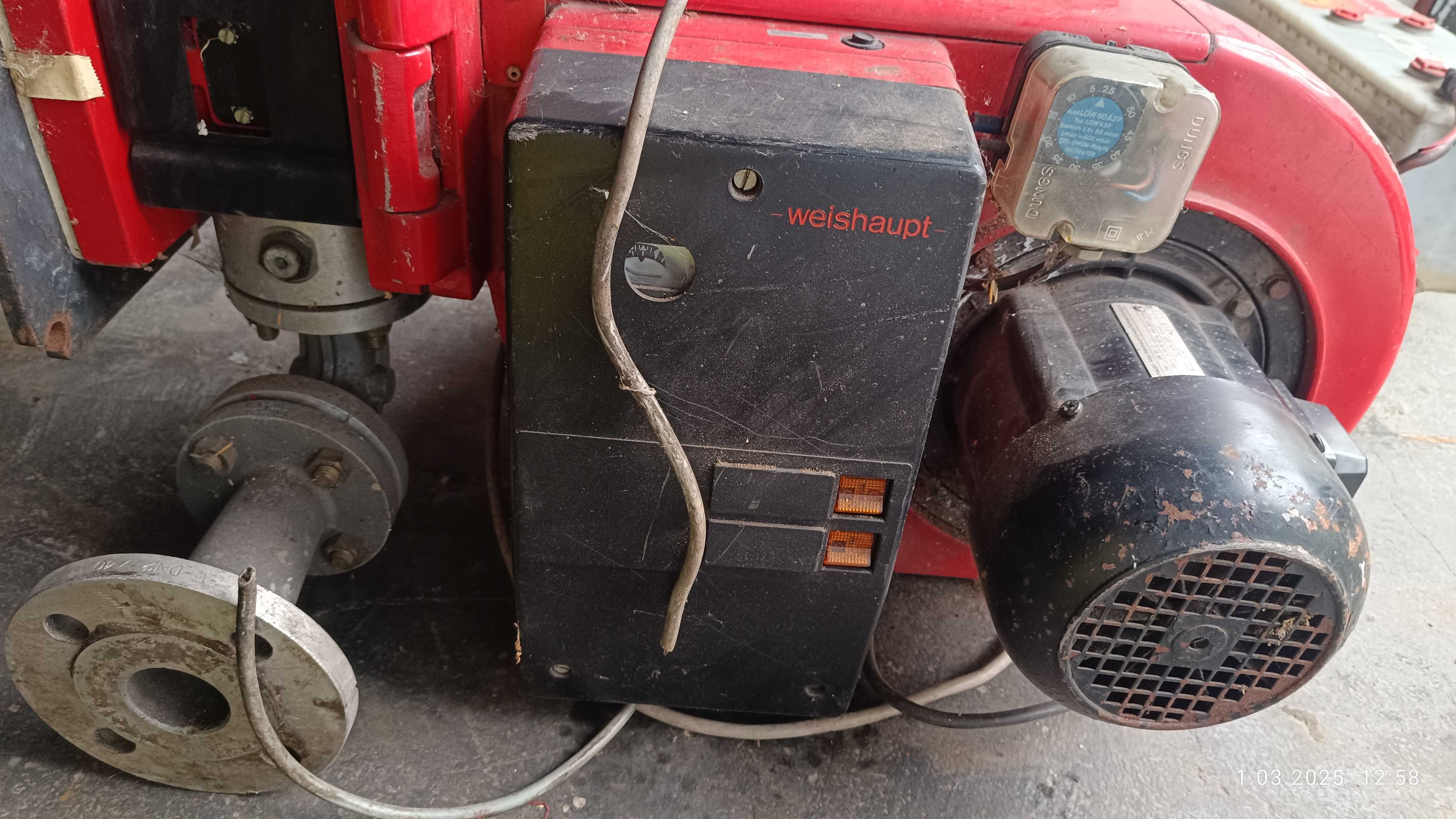 Palnik gazowy Weishaupt G1/1-E 60-335 kW