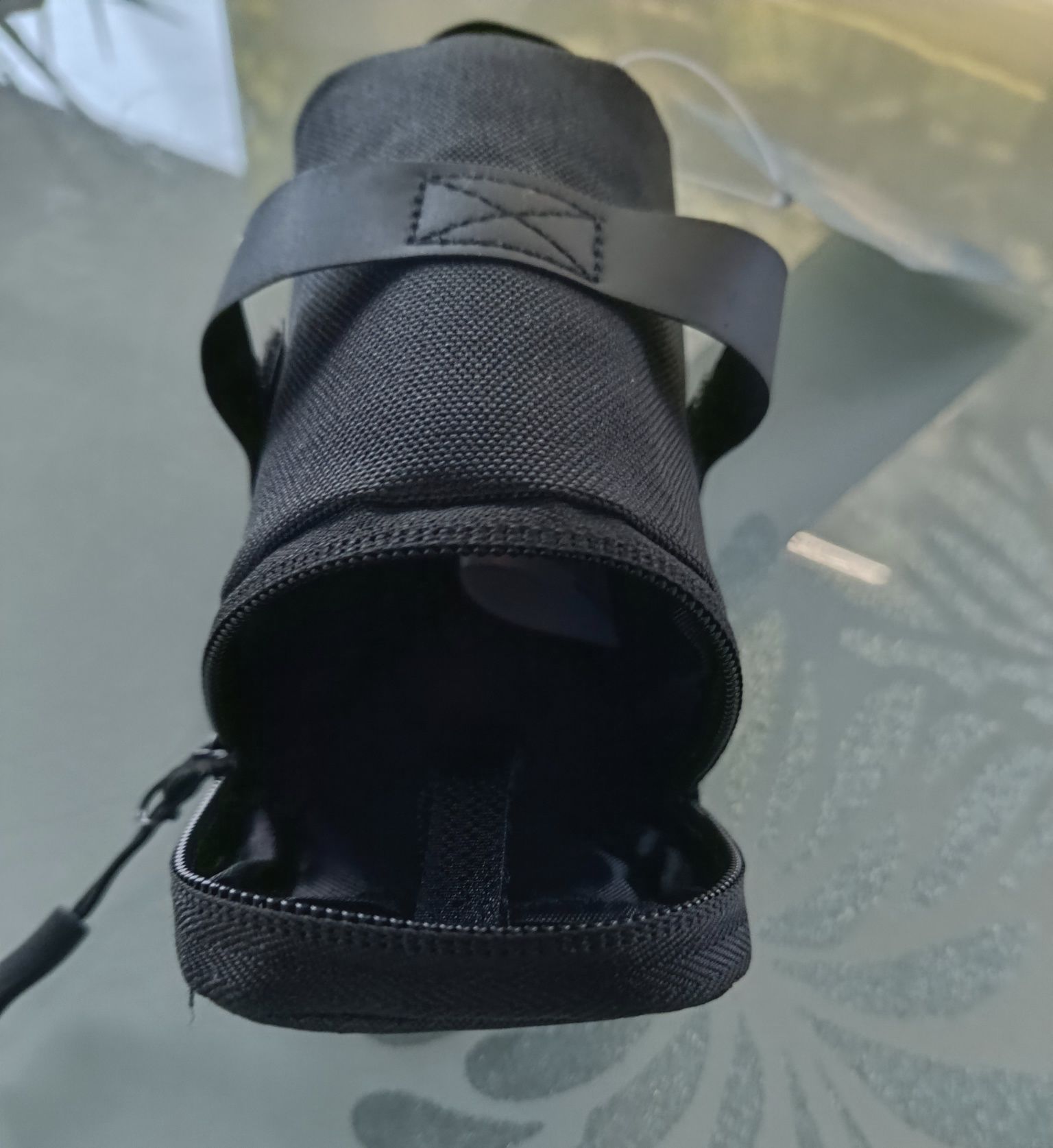 Mała torba rowerowa pod siodełko Seven For Seven czarna