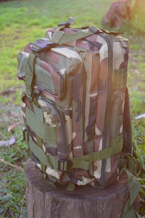 Mochila camuflada militar jungle backpack E.U.A airsoft paintball