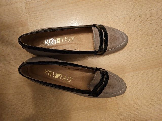 Buty skórzane firmy Krystad - nienoszone rozm. 38