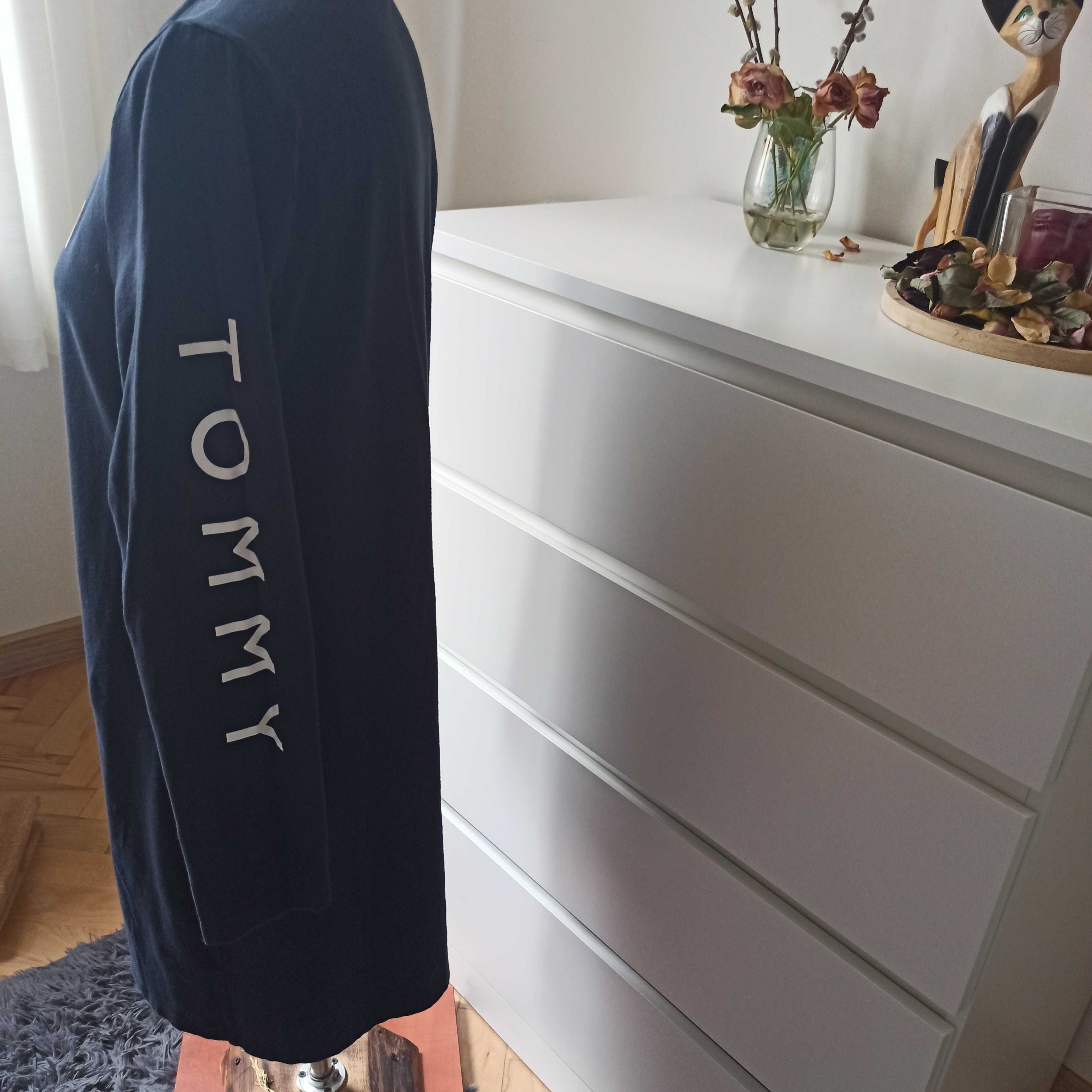 Tommy Hilfiger ML sukienka z USA, długi rękaw. Midi.