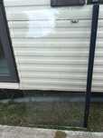 Parawan wannowy czarny 80cm na 140 cm