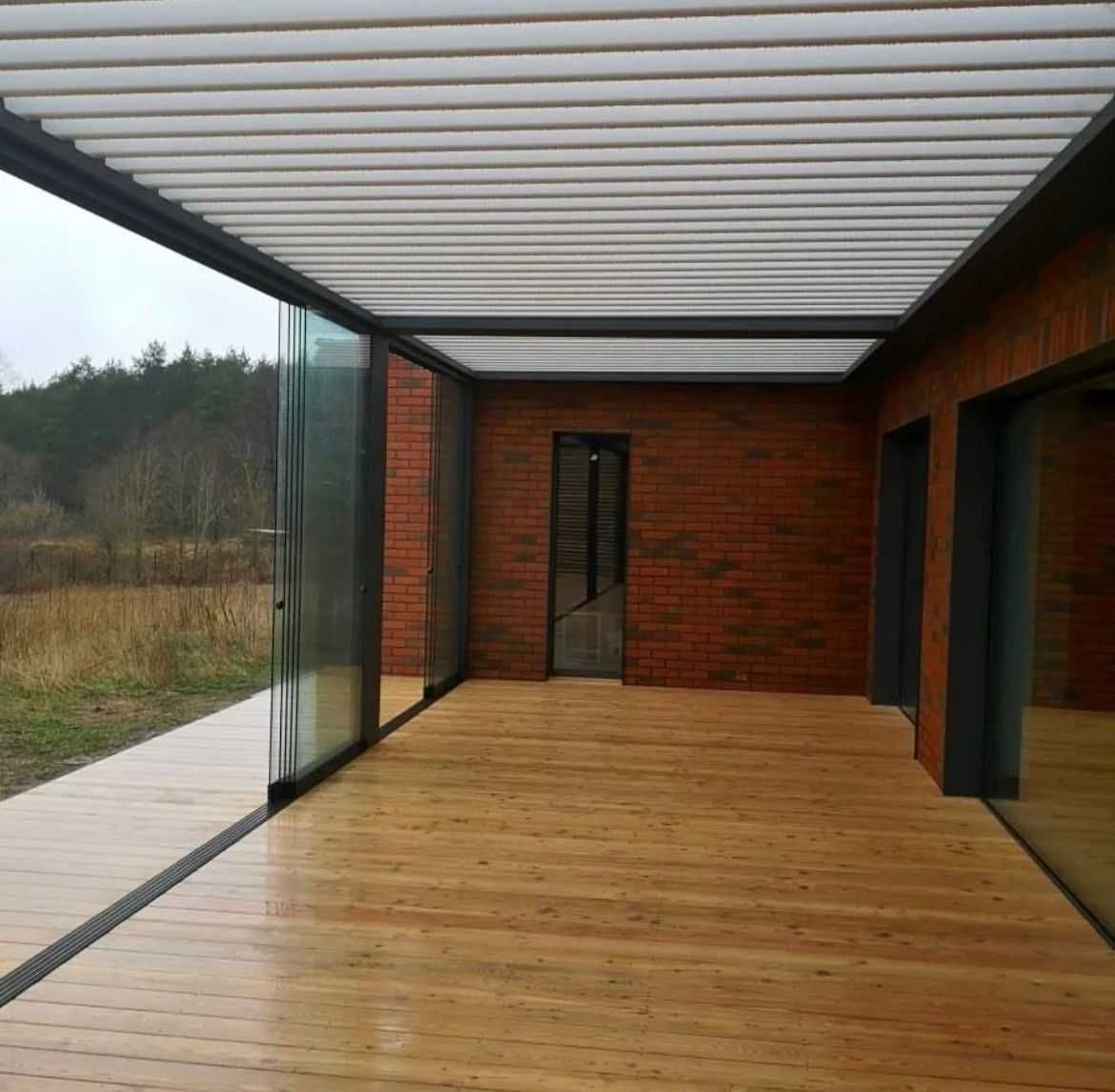 Deska tarasowa modrzew ryflowana i gładka- PROMOCJA!