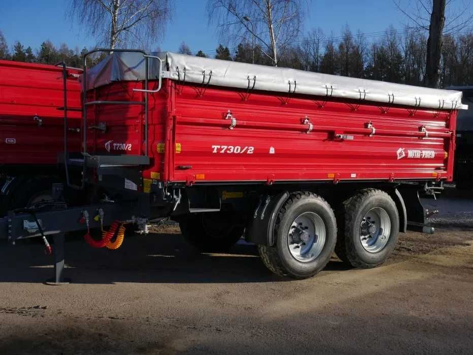 Przyczepa Rolnicza Metal Fach T 710 Ładowność 6 8 ton 10 Dostawa