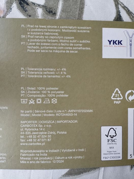 Komplet pościeli 220/200 2x 70/80 poszwa na kołdrę poduszki
