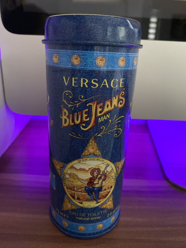 Versace blue jeans puszka opakowanie
