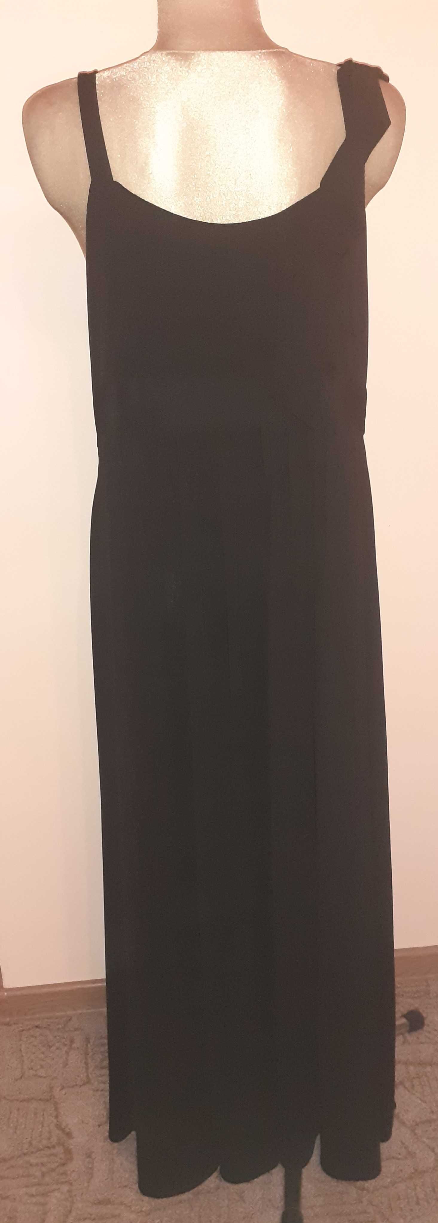 Wieczorowa sukienka lejąca wyszczuplająca plus size 50 52