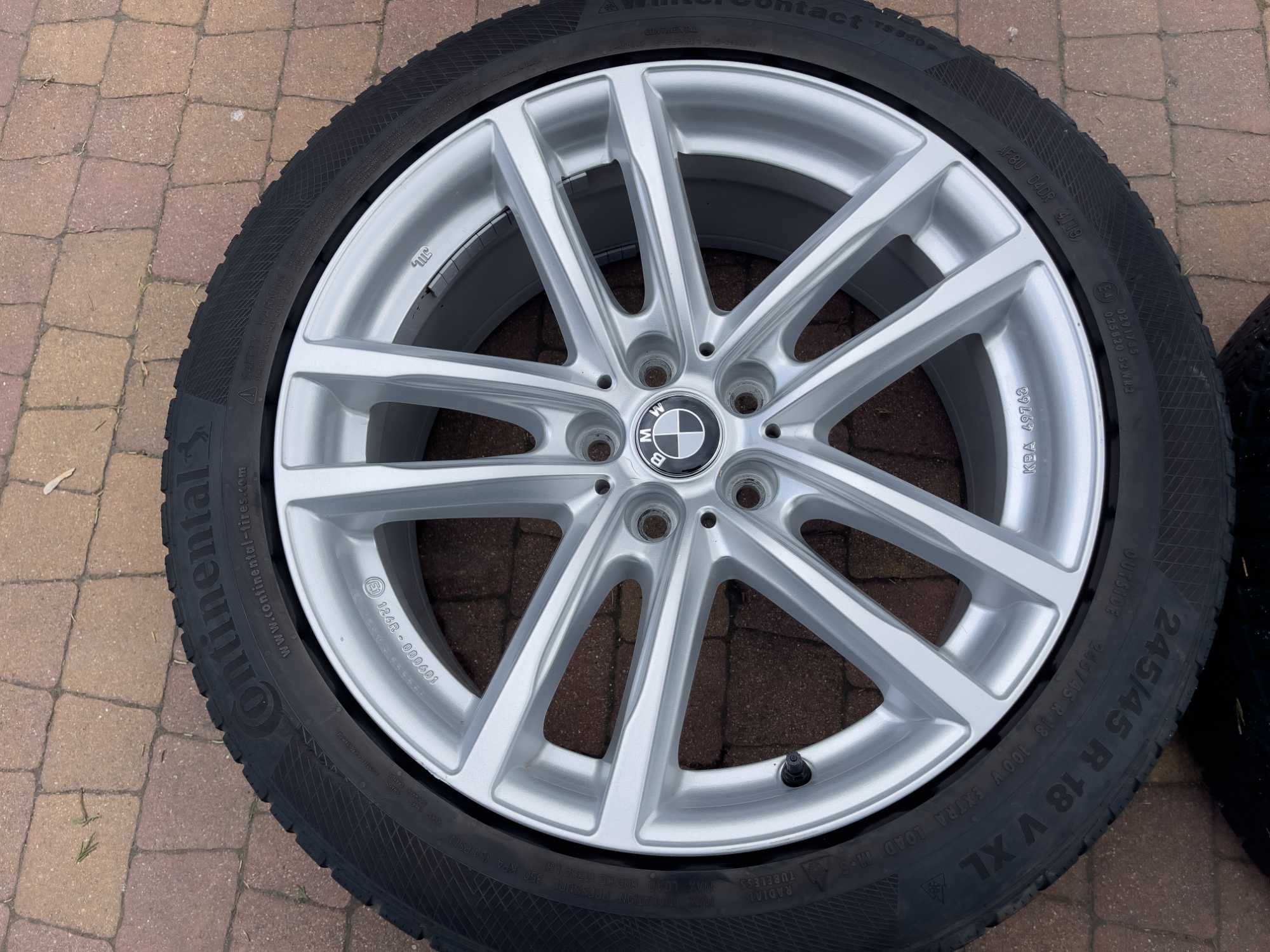 3873. Alufelgi koła zimowe BMW 5 G30 5x112 8J ET30 245/45/18